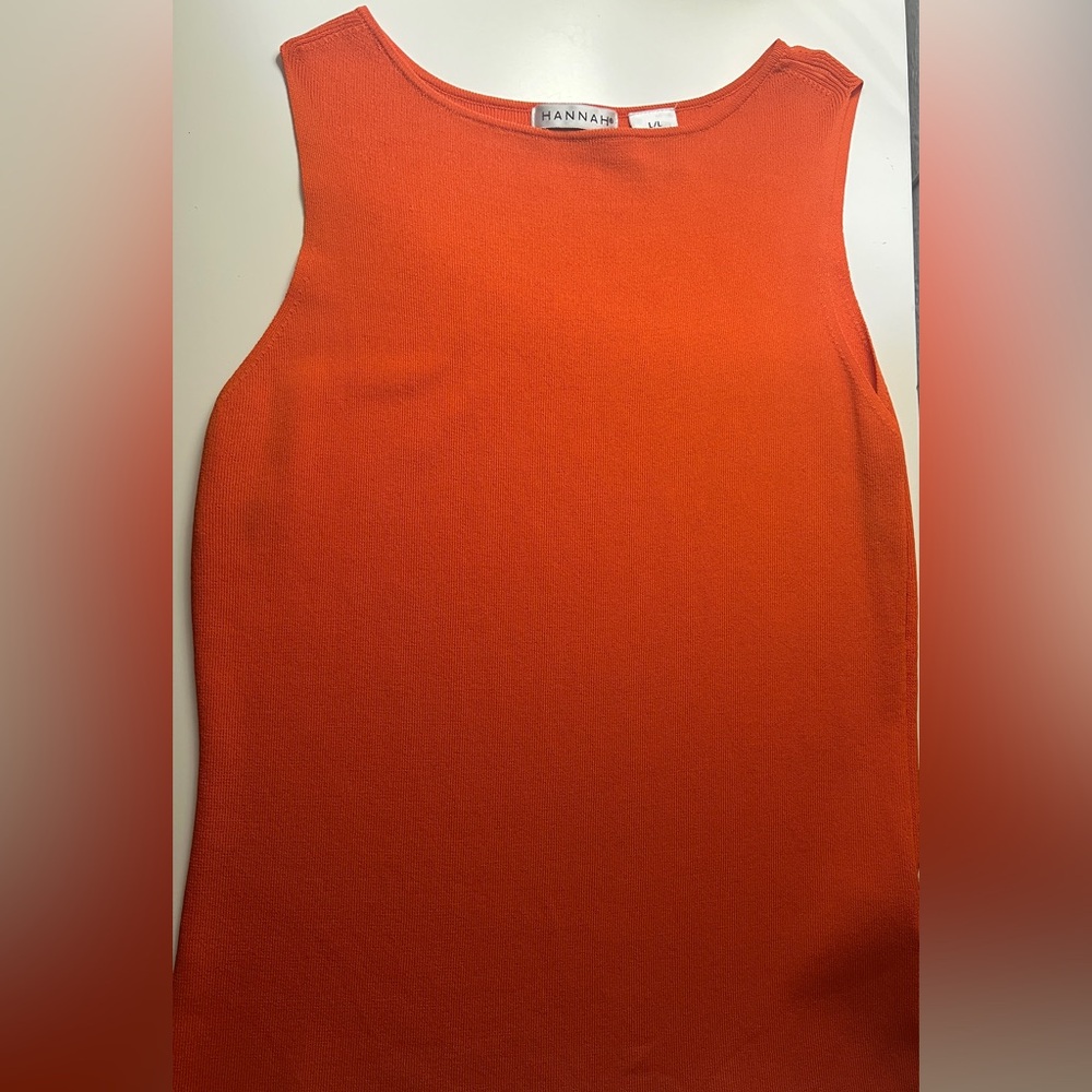 Womens Orange top size L